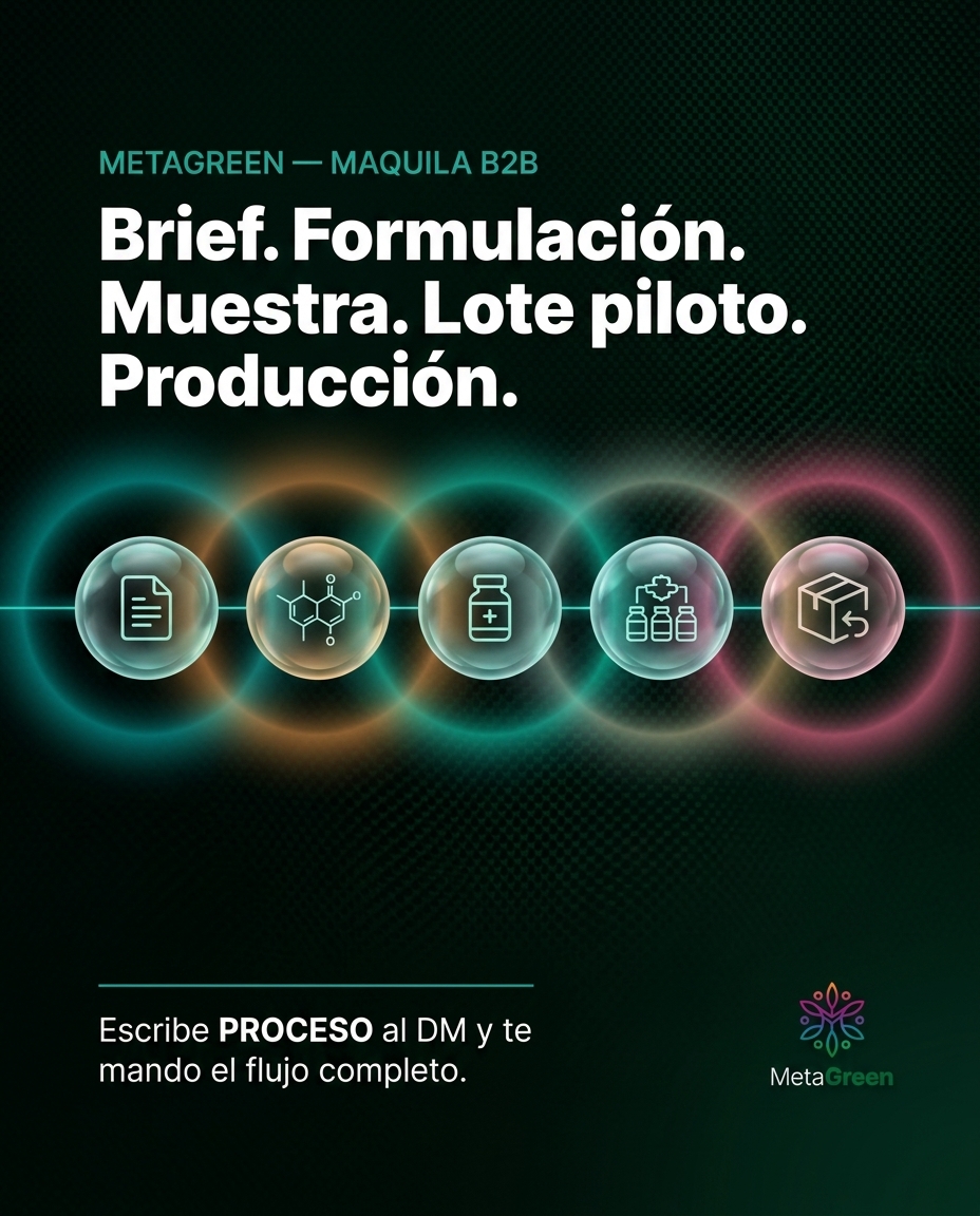 Brief. Formulación. Muestra. Lote piloto. Producción.