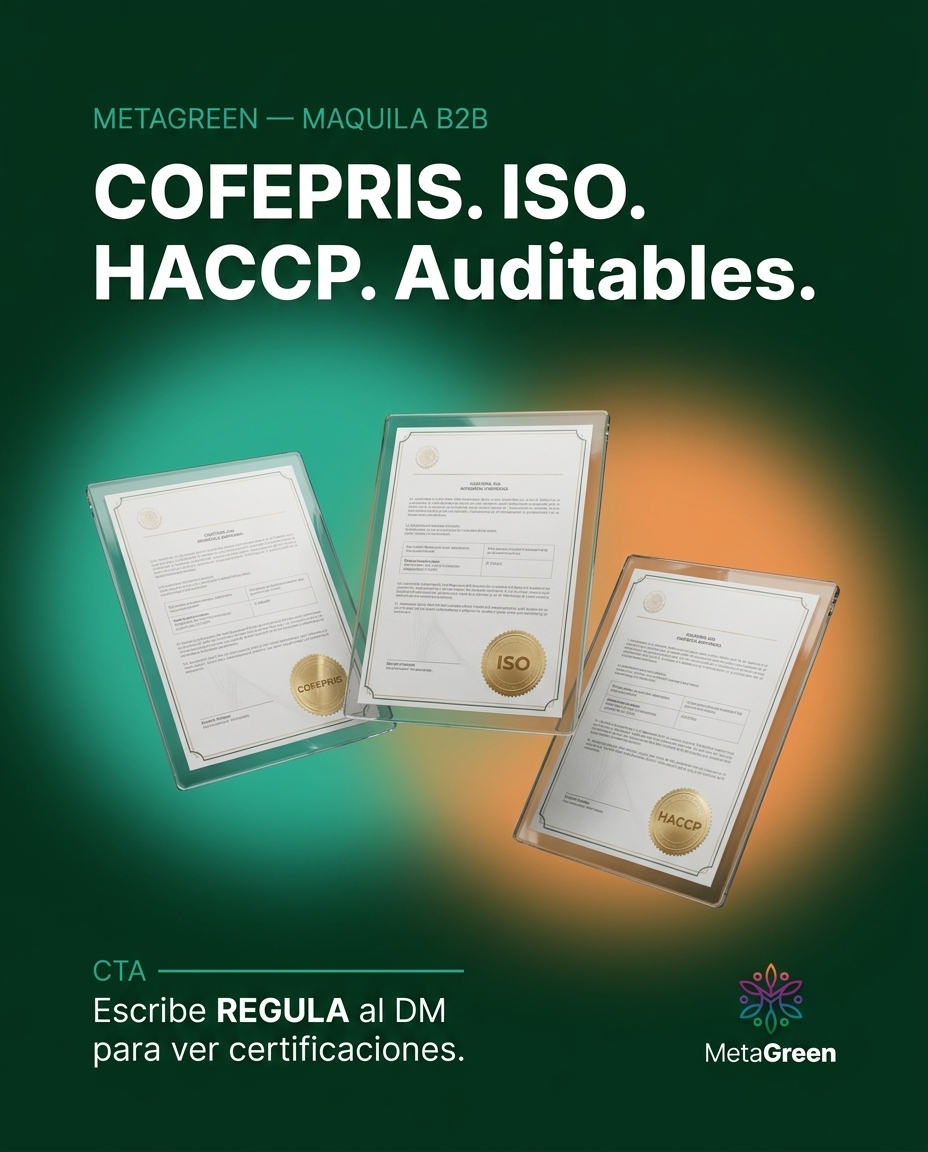 COFEPRIS. ISO. HACCP. Auditables.