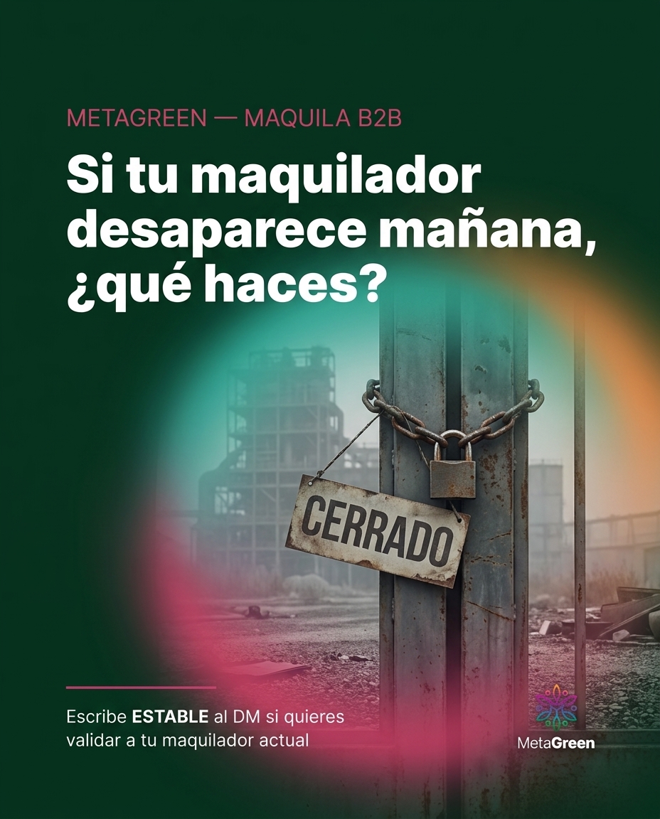 Si tu maquilador desaparece mañana, ¿qué haces?