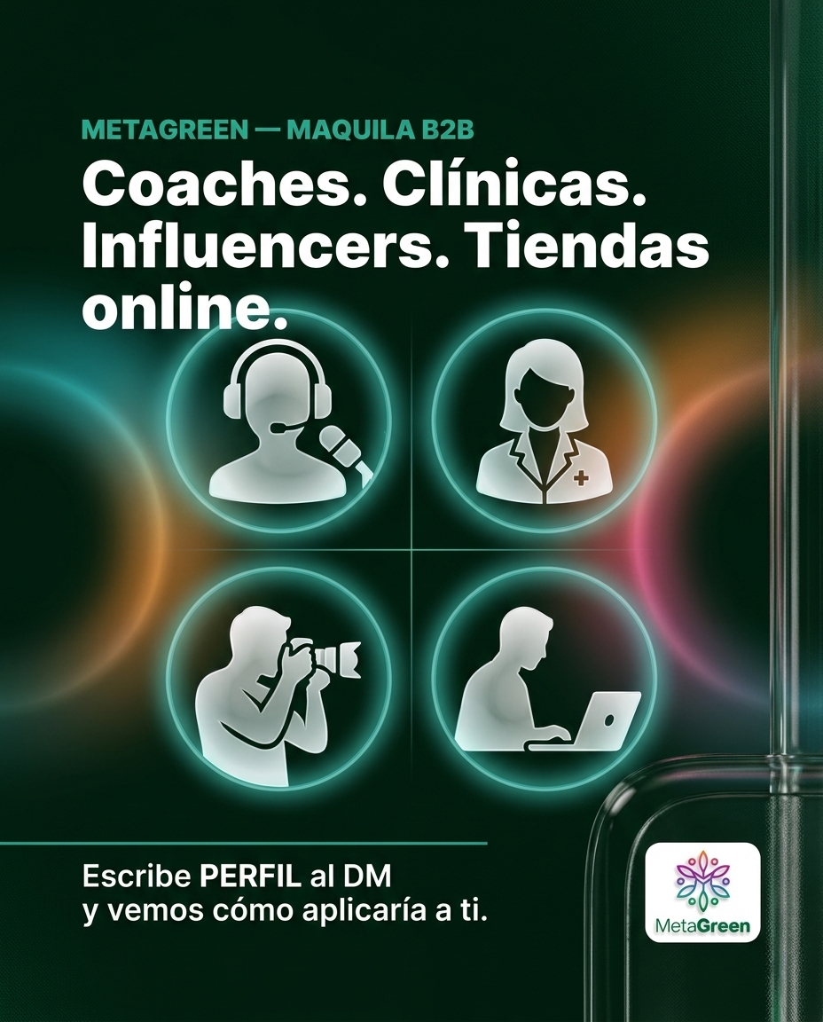 Coaches. Clínicas. Influencers. Tiendas online.